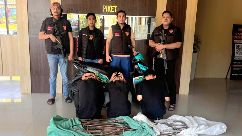 Gerak Cepat Resmob Jatanras Polda Sulbar Ungkap Pencurian Tembaga Menara PLN