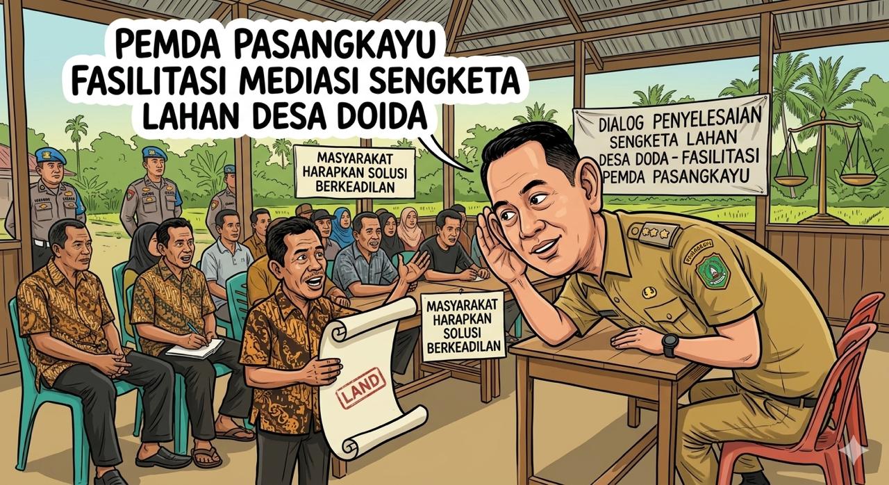 Masyarakat Harapkan Solusi Berkeadilan, Pemda Pasangkayu Fasilitasi Mediasi Sengketa Lahan Desa Doda