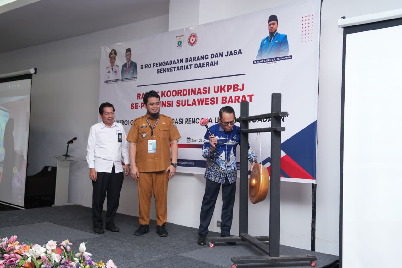 Pemprov Sulbar Perkuat Tata Kelola Pengadaan, Sekda Tekankan Pentingnya RUP