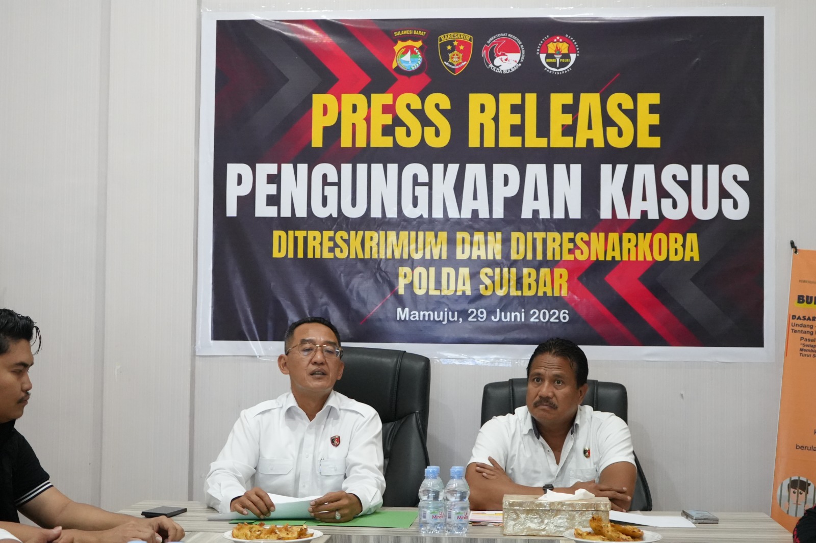 Polda Sulbar Beberkan Capaian Pengungkapan Kasus Menonjol Periode Januari–Juni 2026