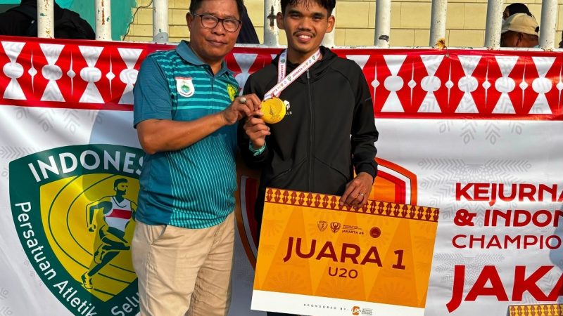 KONI Sulbar Apresiasi Prestasi Ainul Yaqin Raih Emas di Kejurnas Atletik