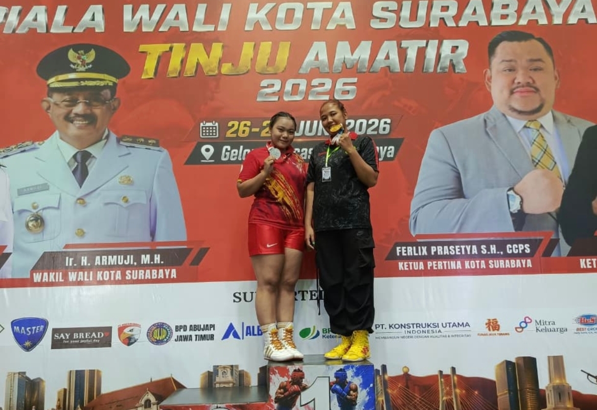 Tinju Sulbar Raih Tiga Medali Perak di Wali Kota Surabaya Cup 2026
