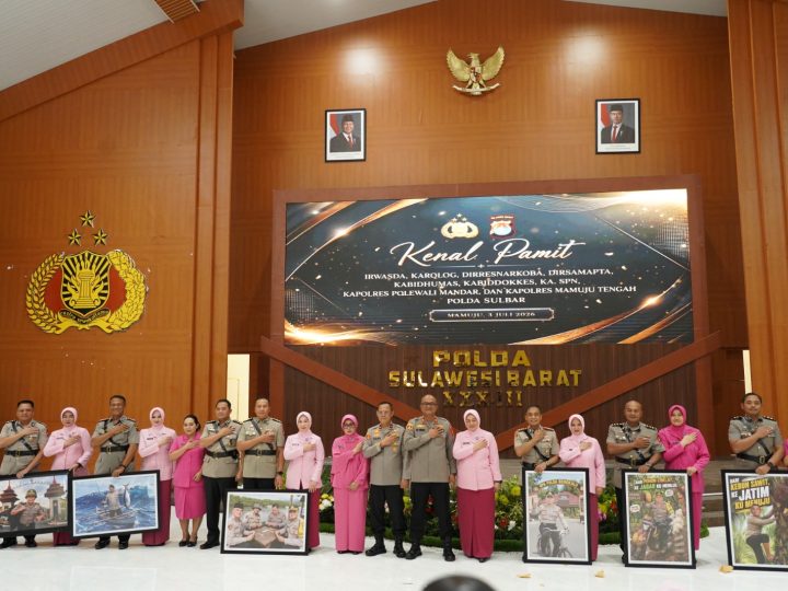 Kenal Pamit Pejabat Polda Sulbar, Kapolda: Jabatan Berganti, Pengabdian Tetap Abadi