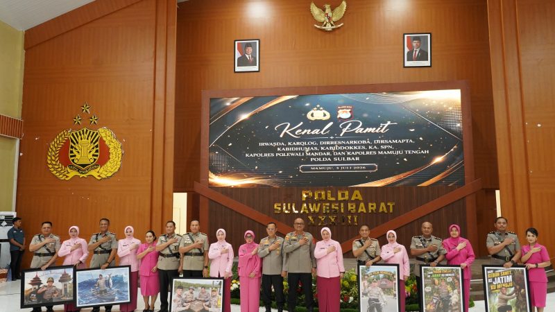 Kenal Pamit Pejabat Polda Sulbar, Kapolda: Jabatan Berganti, Pengabdian Tetap Abadi