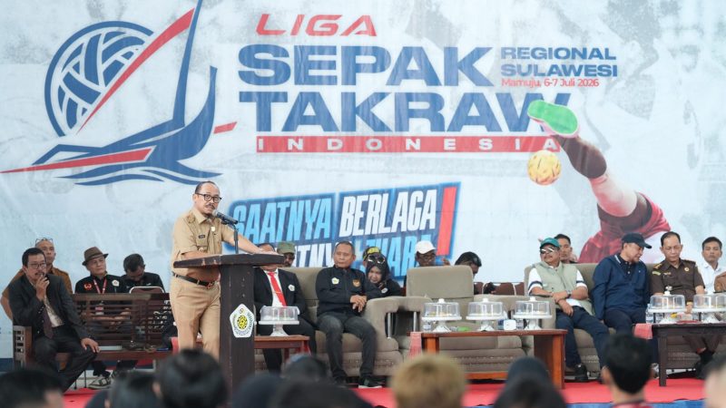 Buka Liga Sepak Takraw Regional Sulawesi, SDK Ingin Sulbar Kembali Berjaya