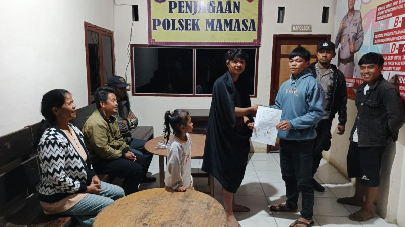 Polsek Mamasa Berhasil Mediasi Perkelahian Dua Pemuda di Dusun Kole
