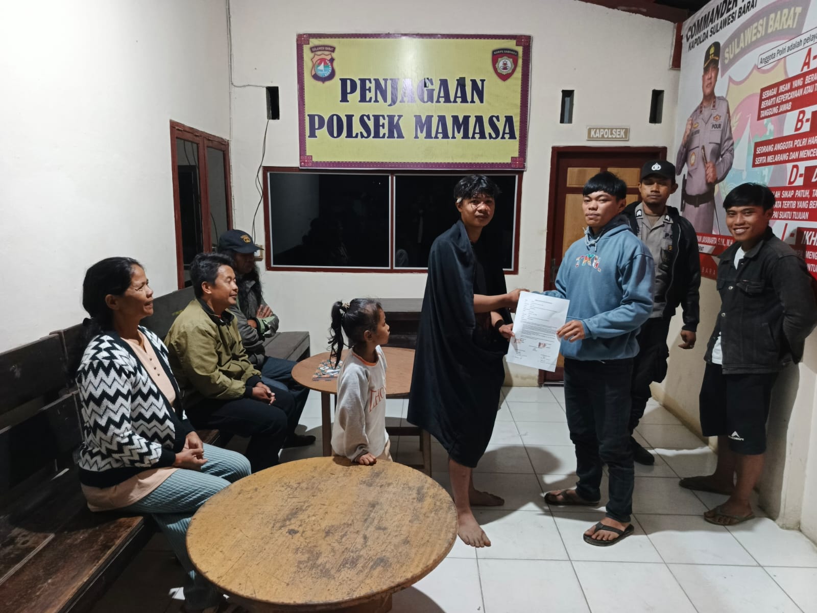 Polsek Mamasa Berhasil Mediasi Perkelahian Dua Pemuda di Dusun Kole