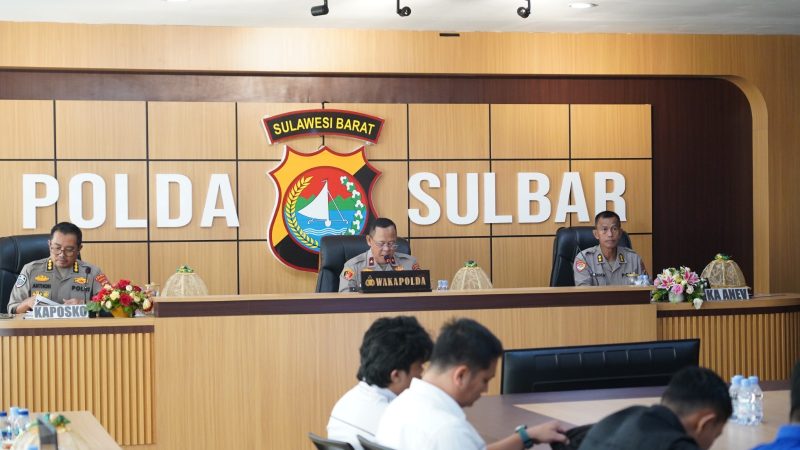 Pimpin Anev Quick Wins Presisi, Wakapolda Sulbar Dorong Layanan Cepat dan Kamtibmas Kondusif