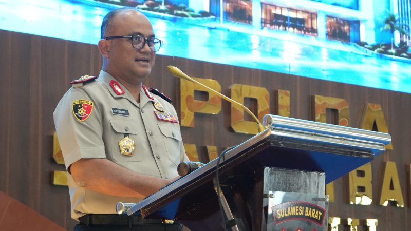 Kapolda Sulbar Buka Rakernis Ditlantas, Dorong Transformasi Pelayanan Humanis Berbasis Teknologi