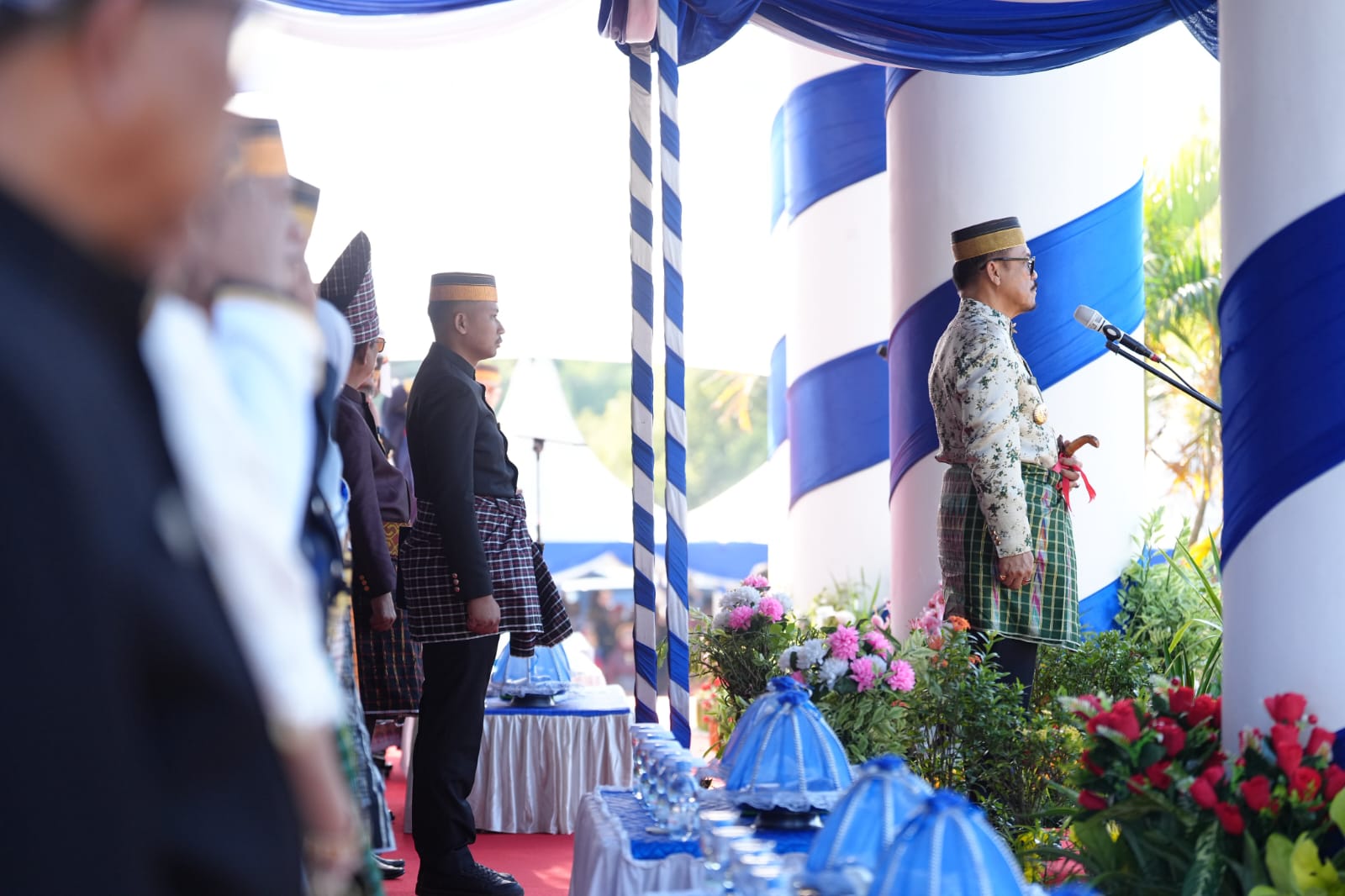 Upacara Hari Jadi Mamuju ke-486 Berlangsung Khidmat, Gubernur SDK Sampaikan Pesan Moral ke Masyarakat