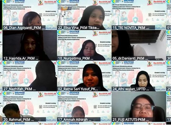 Implementasi Garatta TBC Diperkuat, DKPPKB Sulbar Gelar Pelatihan SDMK Puskesmas