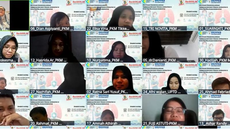 Implementasi Garatta TBC Diperkuat, DKPPKB Sulbar Gelar Pelatihan SDMK Puskesmas