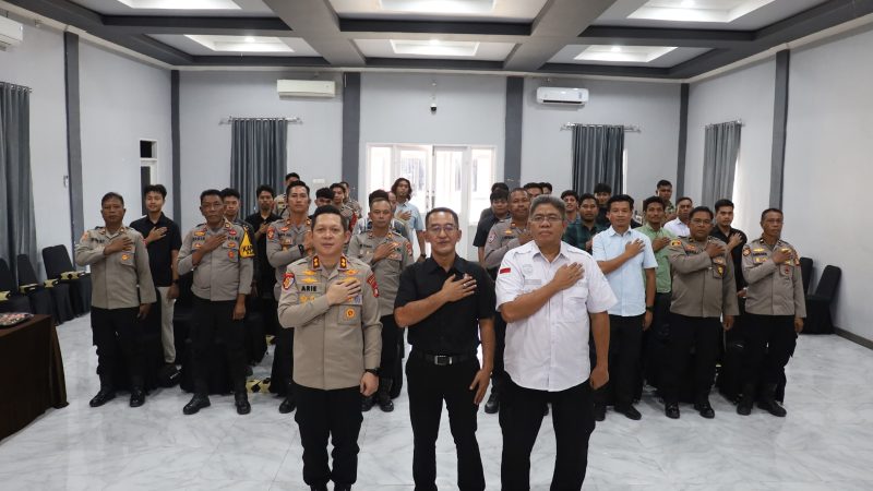 Supervisi di Polres Mamuju Tengah, Dirreskrimum Polda Sulbar Perkuat Pencegahan Radikalisme