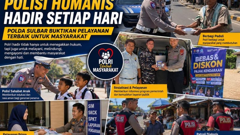 Polda Sulbar Hadir dengan Sentuhan Humanis, Pelayanan Tulus untuk Masyarakat