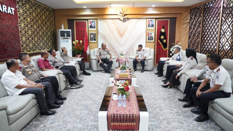 Silaturahmi Kapolda Sulbar dengan Kanwil Ditjenpas, Perkokoh Sinergi Jaga Kamtibmas