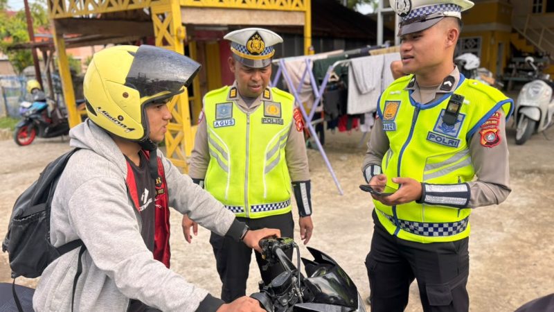 Ditlantas Polda Sulbar Uji Coba Aplikasi E-Teguran, Perkuat Digitalisasi Pembinaan Pengendara