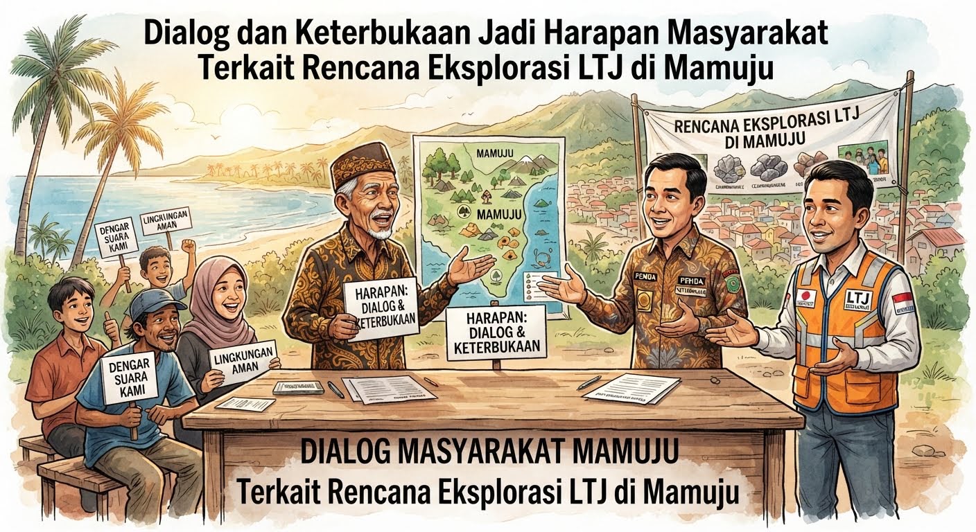 PERMINAS Bersama DLHK Sulbar Perkuat Komunikasi dengan Masyarakat Soal Eksplorasi LTJ