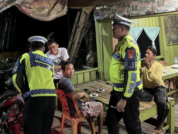 Jaga Malam Tetap Aman, Polantas Polda Sulbar Kedepankan Patroli Humanis