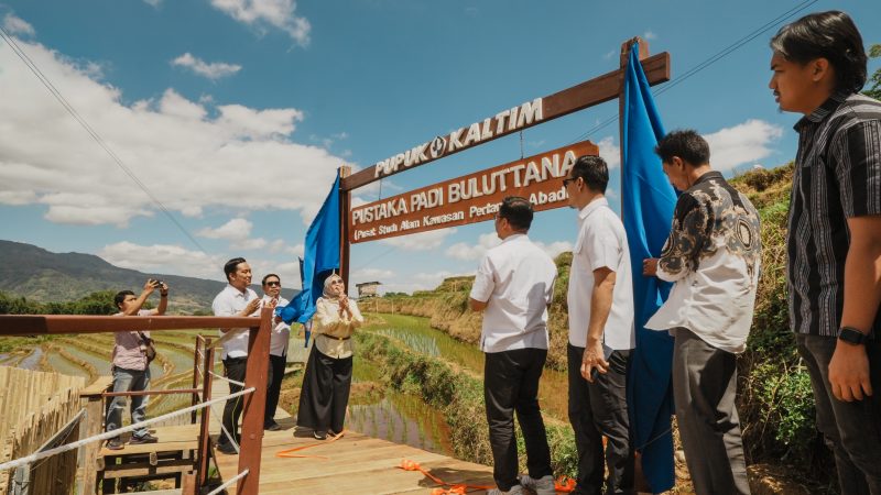 Pupuk Kaltim Hadirkan Kampung Sawah Abadi di Sulsel, Integrasikan Pertanian dan Agrowisata