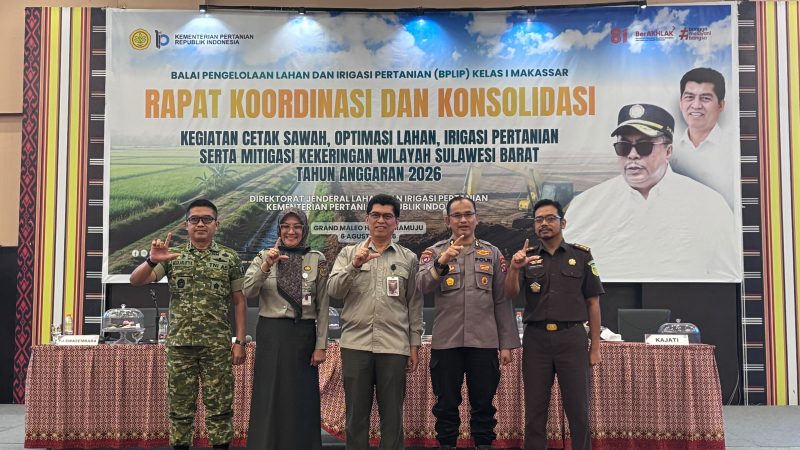 Dukung Swasembada Pangan, Polda Sulbar Siap Kawal Cetak Sawah dan Optimasi Lahan