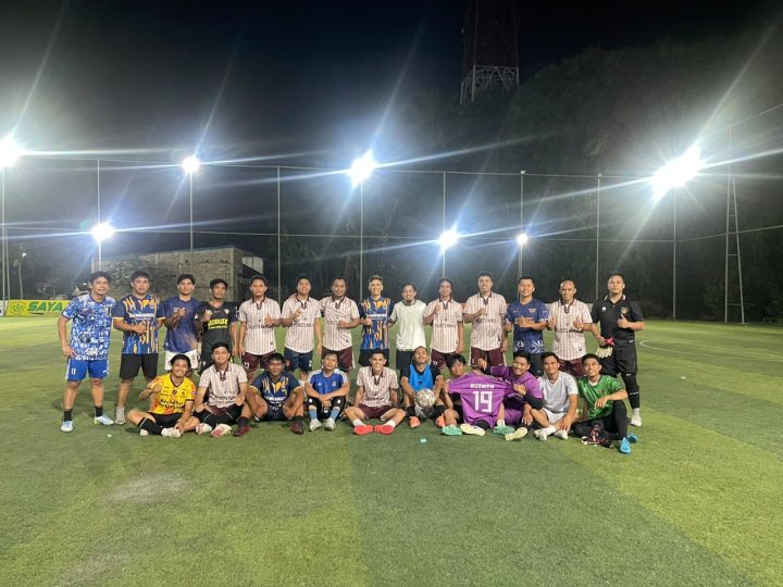 Minisoccer Jadi Ajang Pererat Kebersamaan, Polda Sulbar dan Kanwil Kemenkeu Sulbar