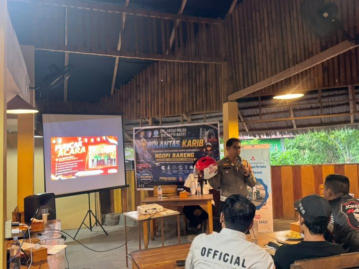 Dari Ngopi hingga PPGD, Polantas Polda Sulbar Perkuat Sinergi Bersama Komunitas Motor