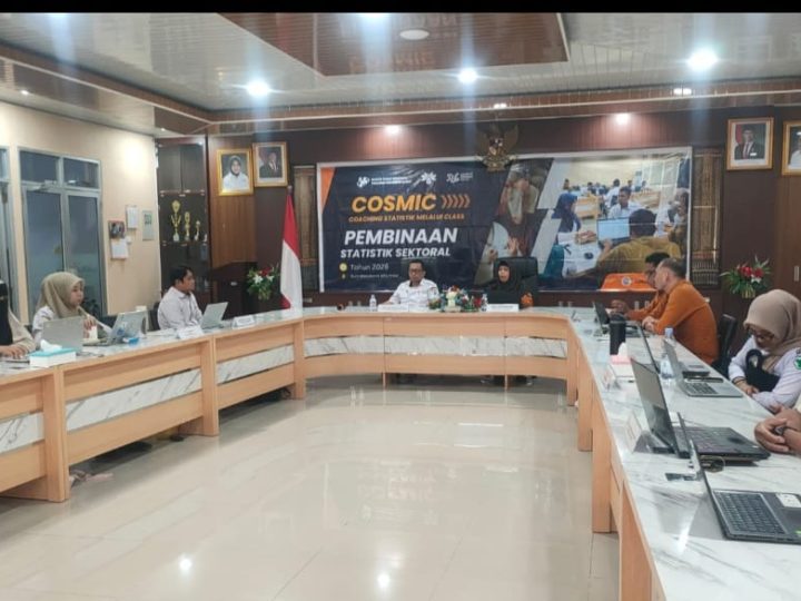 Perkuat Data Sektoral, DiskominfoSS dan BPS Sulbar Matangkan Proses Bisnis Statistik