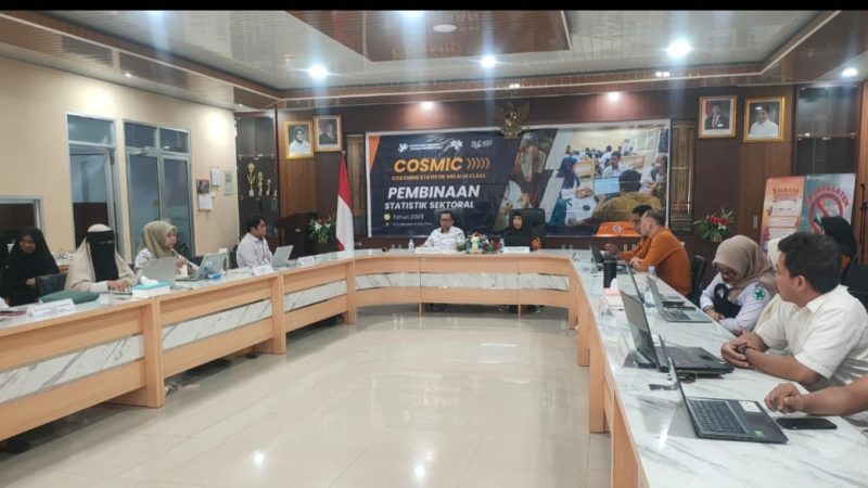Perkuat Data Sektoral, DiskominfoSS dan BPS Sulbar Matangkan Proses Bisnis Statistik