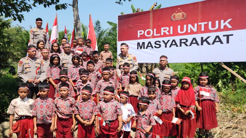 Jembatan Merah Putih Presisi Dibangun, Anak-anak Sikamase Kini Lebih Dekat Menggapai Mimpi