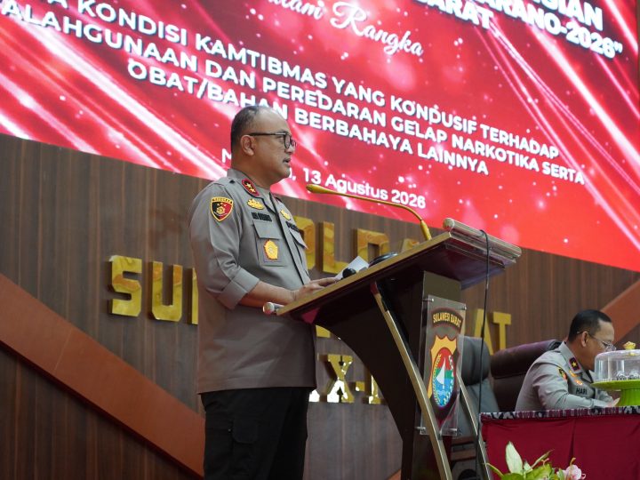 Perangi Narkoba hingga ke Akarnya, Kapolda Sulbar Perkuat Operasi Antik Marano 2026
