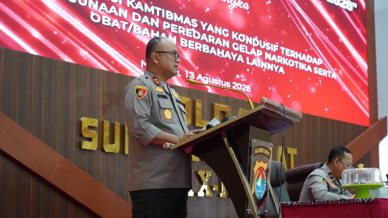 Perangi Narkoba hingga ke Akarnya, Kapolda Sulbar Perkuat Operasi Antik Marano 2026