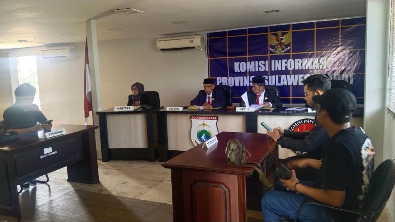 Legal Standing Belum Terpenuhi, Komisi Informasi Sulbar Tunda Sidang Sengketa BP3KP