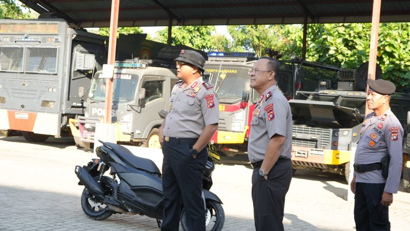 Kapolda dan Wakapolda Sulbar Keliling Mako Naik Motor Cek Kesiapan Operasional