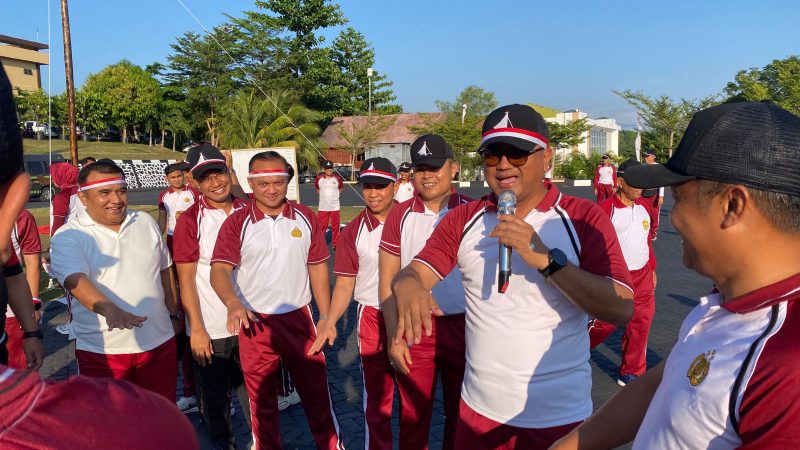 Meriahkan HUT RI ke-81, Keluarga Besar Polda Sulbar Larut dalam Semangat Merah Putih