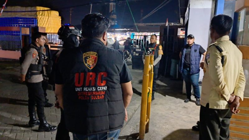 URC Polda Sulbar Hadir di Titik Rawan, Persempit Celah Pelaku Kejahatan