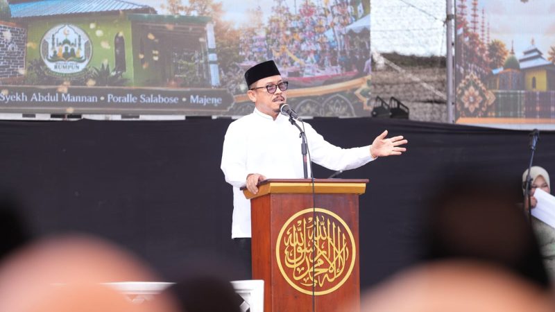 Gubernur Sulbar: Agama dan Budaya Saling Menguatkan, Tradisi Maulid Salabose Harus Dilestarikan