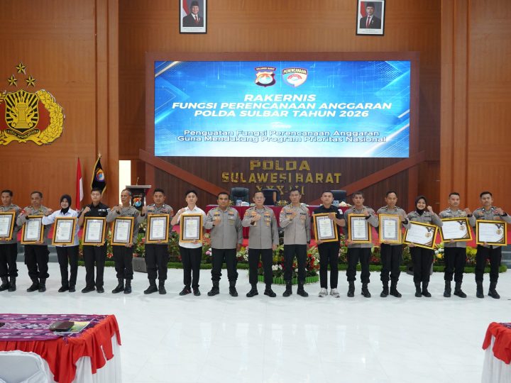Polda Sulbar Raih Penghargaan Kapolri, Bukti Pengelolaan Anggaran Berintegritas