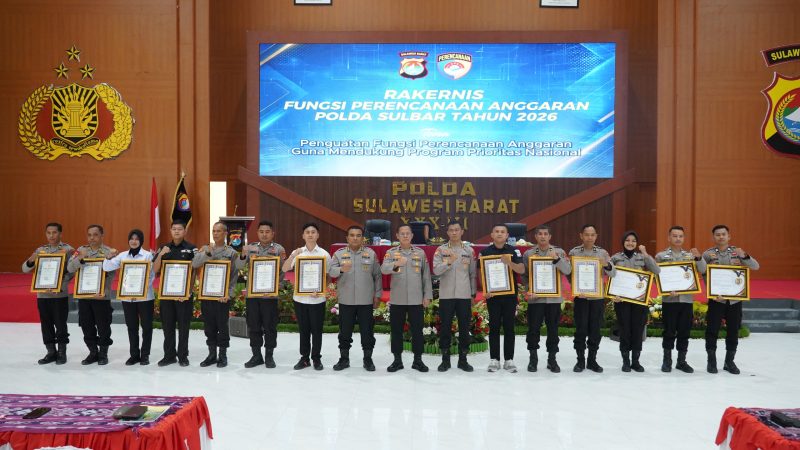 Polda Sulbar Raih Penghargaan Kapolri, Bukti Pengelolaan Anggaran Berintegritas