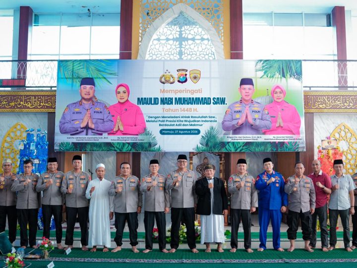 Teladani Rasulullah, Polda Sulbar Siap Wujudkan Indonesia Berdaulat, Adil dan Makmur