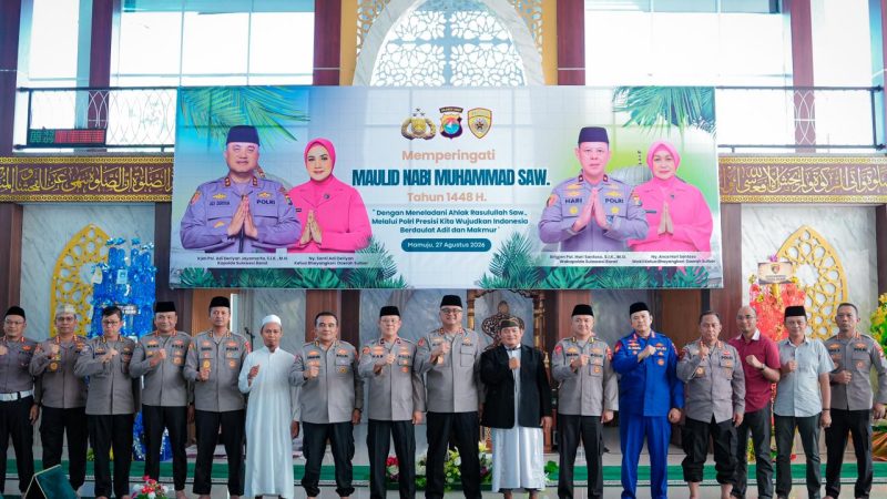 Teladani Rasulullah, Polda Sulbar Siap Wujudkan Indonesia Berdaulat, Adil dan Makmur