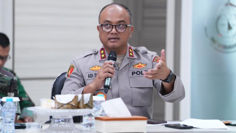 Rakor di Kantor Gubernur, Kapolda Sulbar Perkuat Sinergi Hadapi Karhutla dan Kekeringan