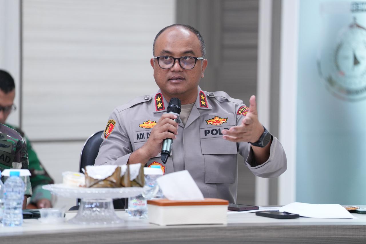 Rakor di Kantor Gubernur, Kapolda Sulbar Perkuat Sinergi Hadapi Karhutla dan Kekeringan