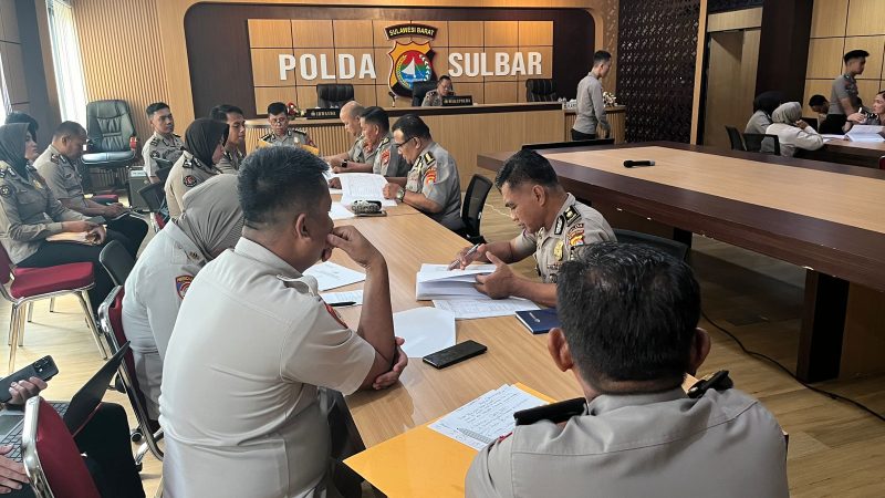 Persiapkan Audit Itwasum Polri, Polda Sulbar Perkuat Administrasi dan Tindak Lanjuti Temuan