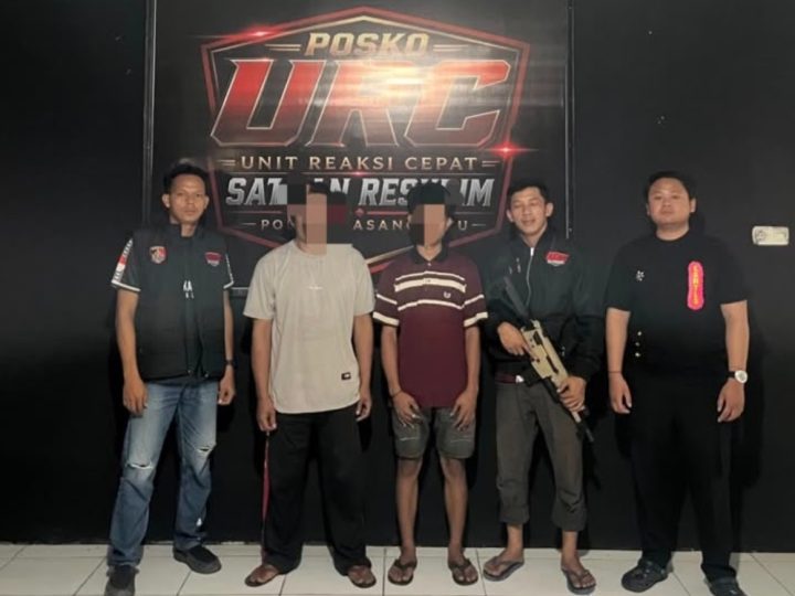 Tindak Cepat URC Polres Pasangkayu, Dua Pelaku Penganiayaan dengan Parang Diamankan