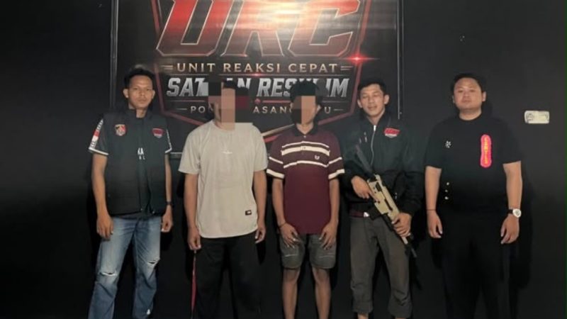 Tindak Cepat URC Polres Pasangkayu, Dua Pelaku Penganiayaan dengan Parang Diamankan