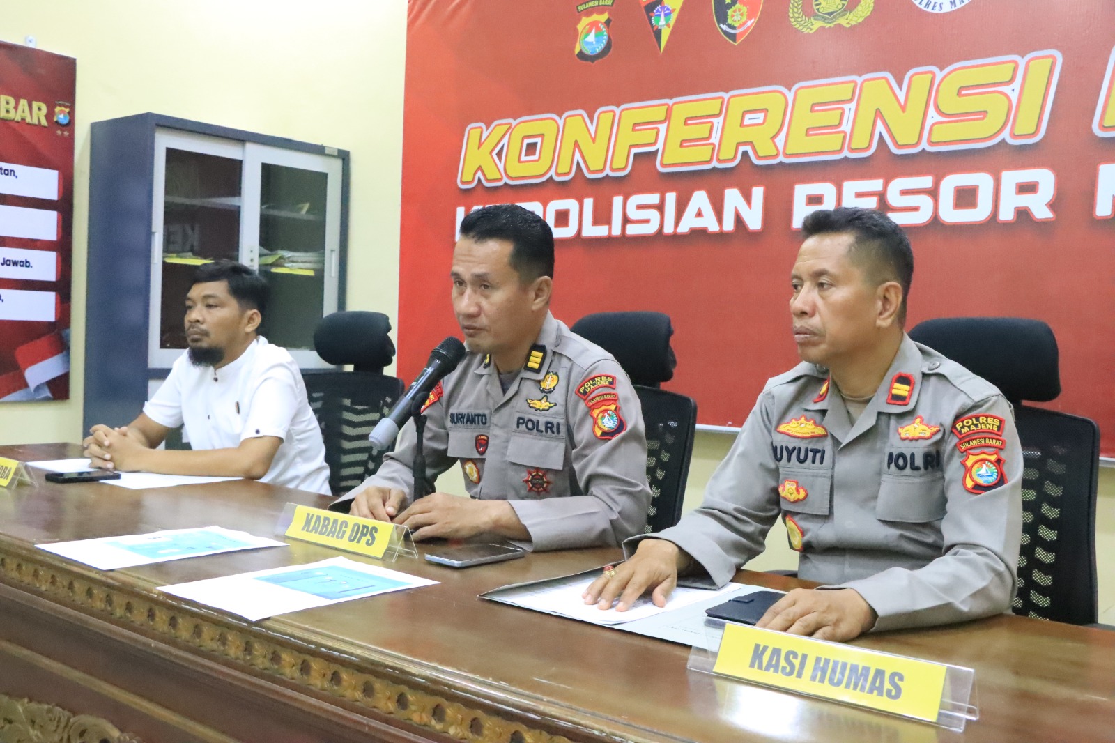 Polres Majene Gencarkan Operasi Antik Marano, Tiga Tersangka Narkoba Diciduk