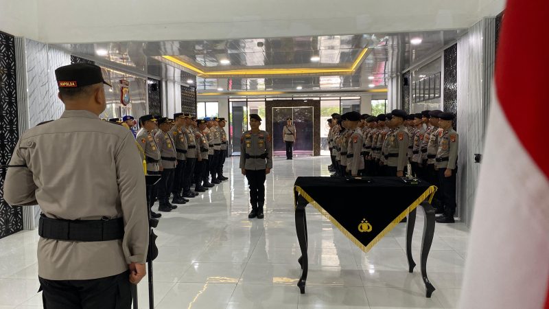 Penyerahan Jabatan Dirpamobvit, Kapolda Sulbar Tekankan Jabatan sebagai Amanah