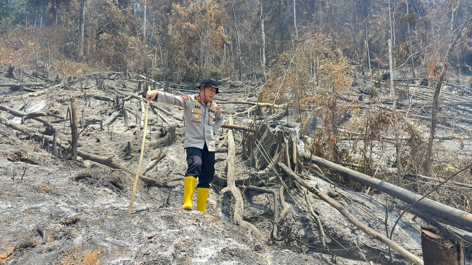 Karhutla Mengintai, Kapolres Mateng Imbau Warga Tak Bakar Lahan