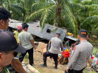 Bus Hino Terguling Masuk Jurang, Polisi Naikkan Perkara ke Tahap Penyidikan