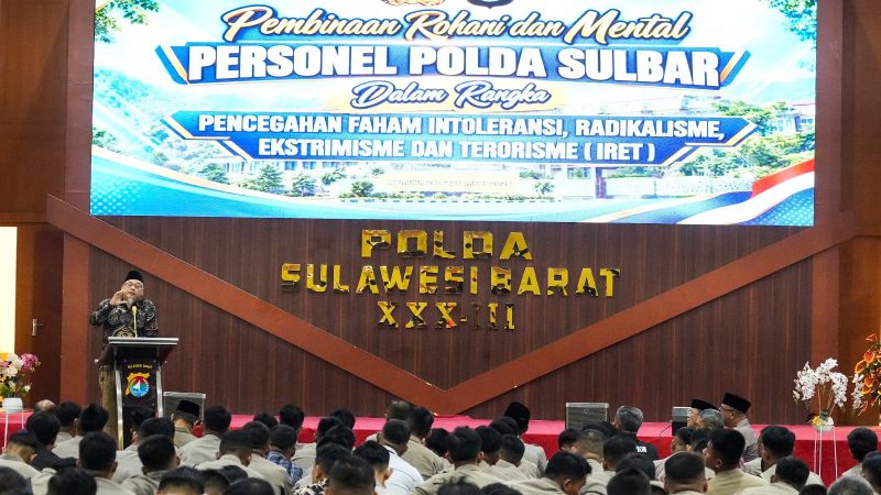Bentengi Personel dari Radikalisme, Polda Sulbar Hadirkan Eks Napiter